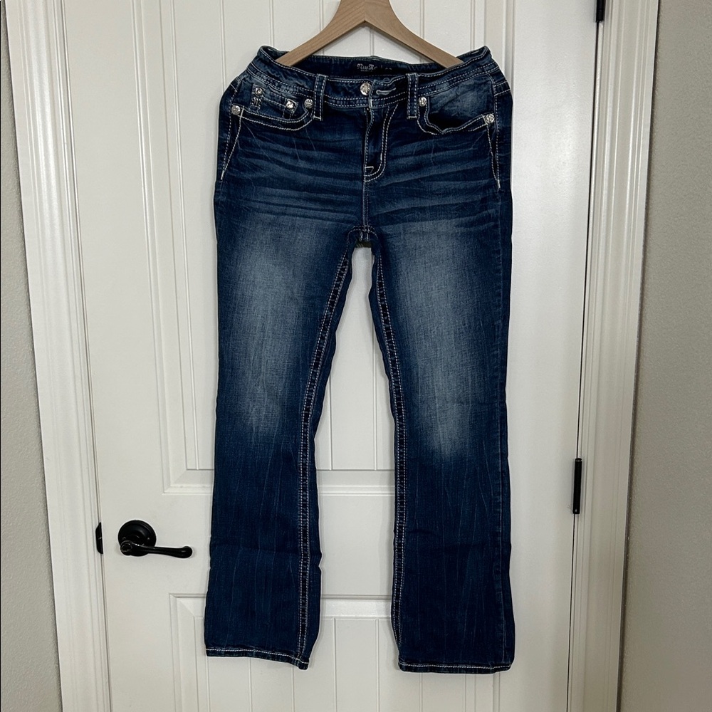 Miss Me Dark Blue Boot Cut Jeans